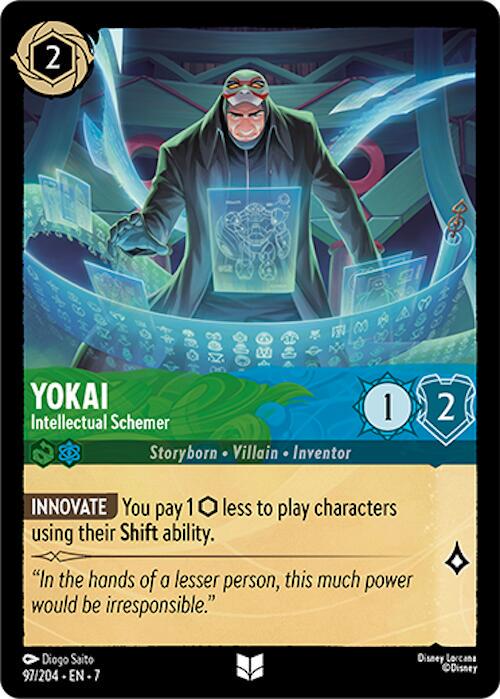 Yokai - Intellectual Schemer #97 Lorcana Archazia's Island