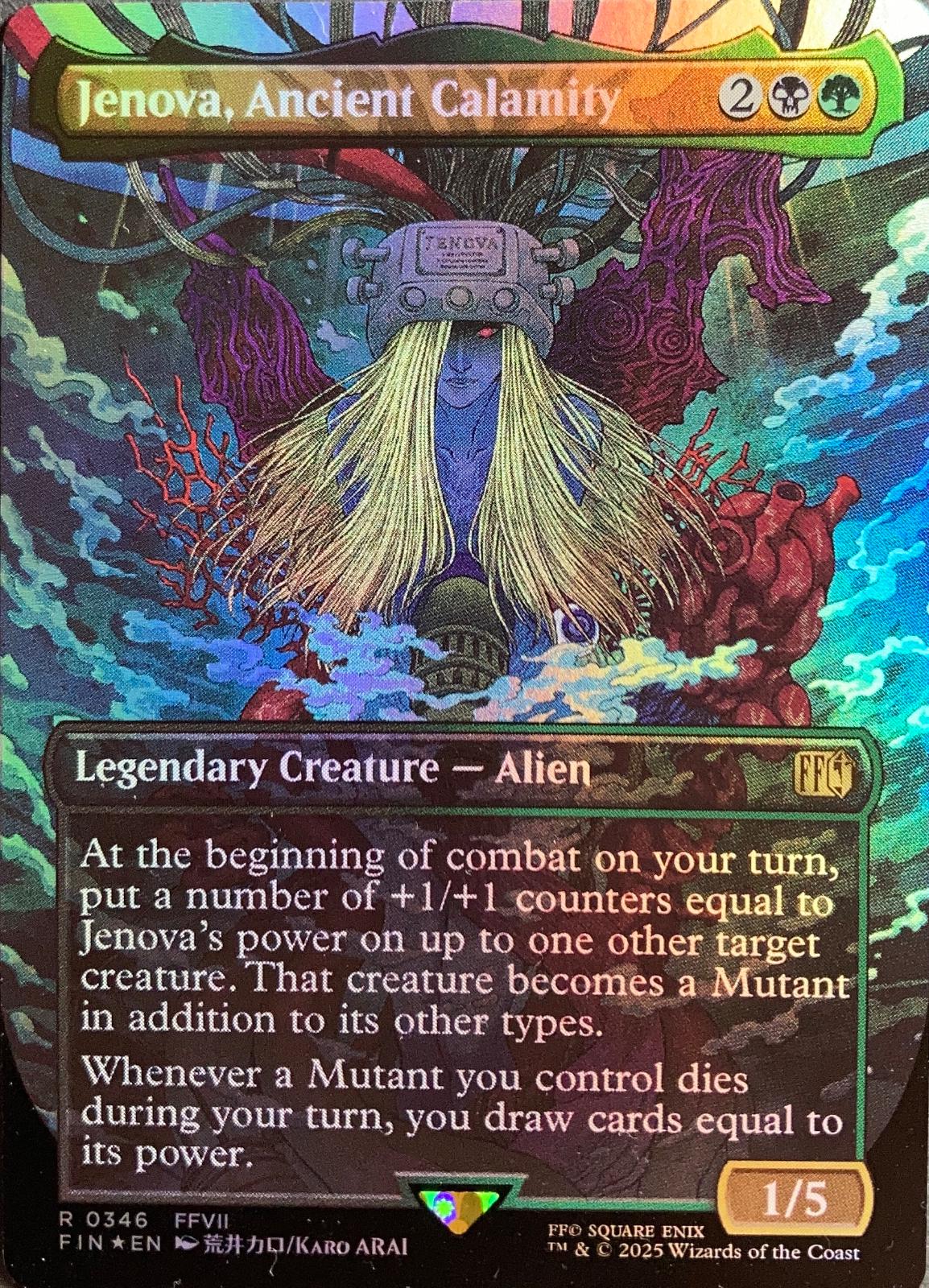 Jenova, Ancient Calamity [Borderless Foil] #346 Prices | Magic Final  Fantasy | Magic Cards