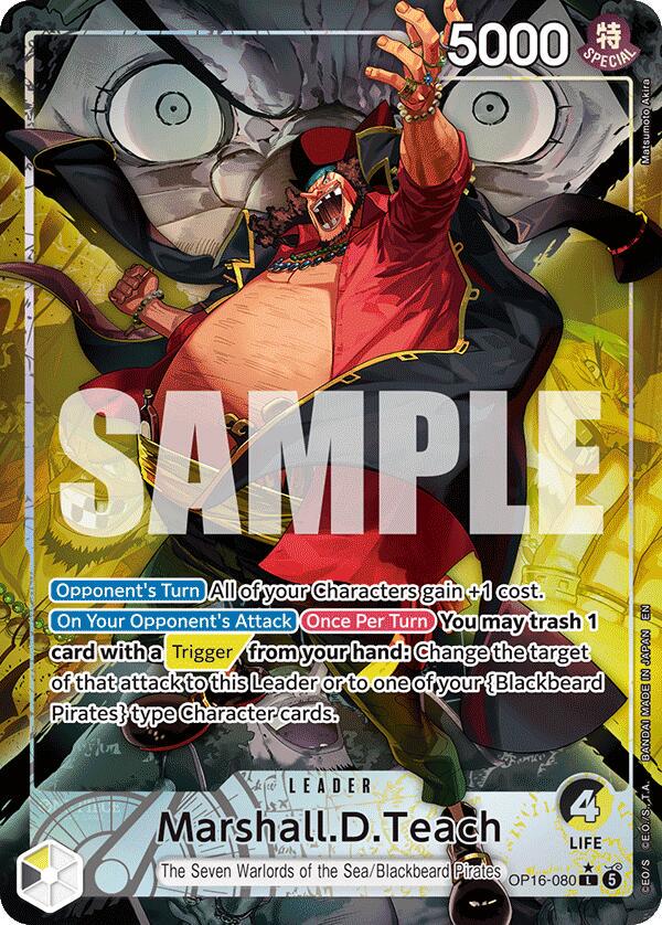 Marshall.D.Teach [Alternate Art] OP16-080 Prices | One Piece The