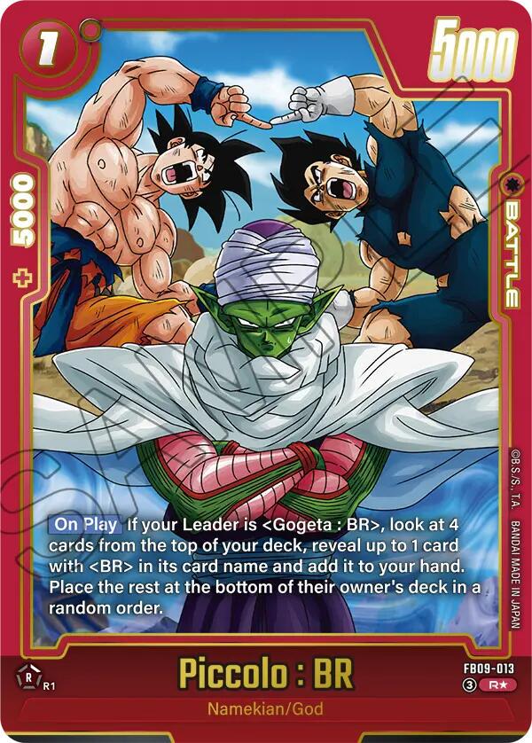 ピッコロ:BR R★パラレル FB09-013 フュージョンワールド 4枚セット Piccolo: BR [Alternate Art] FB09-013 Prices | Dragon Ball Fusion