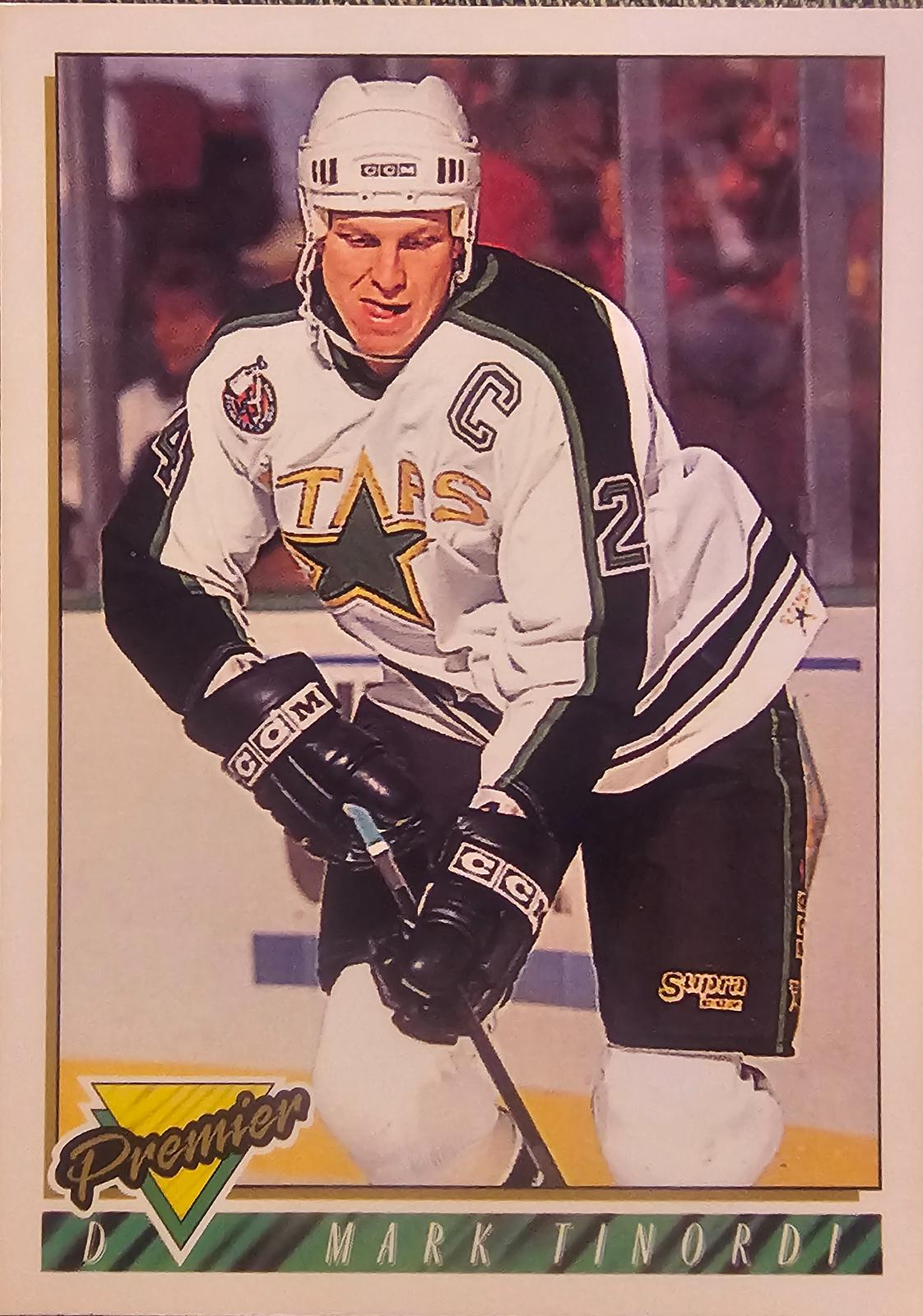 Mark Tinordi #24 Hockey Cards 1993 Topps Premier
