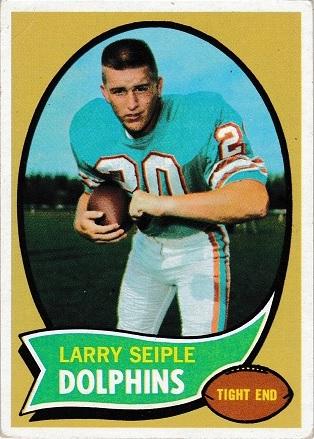 Larry Seiple #94 Football Cards 1970 Topps