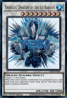 Trishula, Dragon of the Ice Barrier RA05-EN101