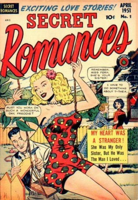 Secret Romances #1 (1951) Comic Books Secret Romances