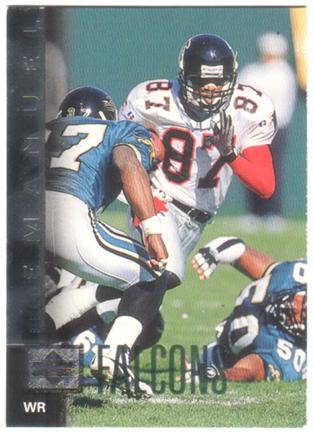 Bert Emanuel #160 1997 Upper Deck Football