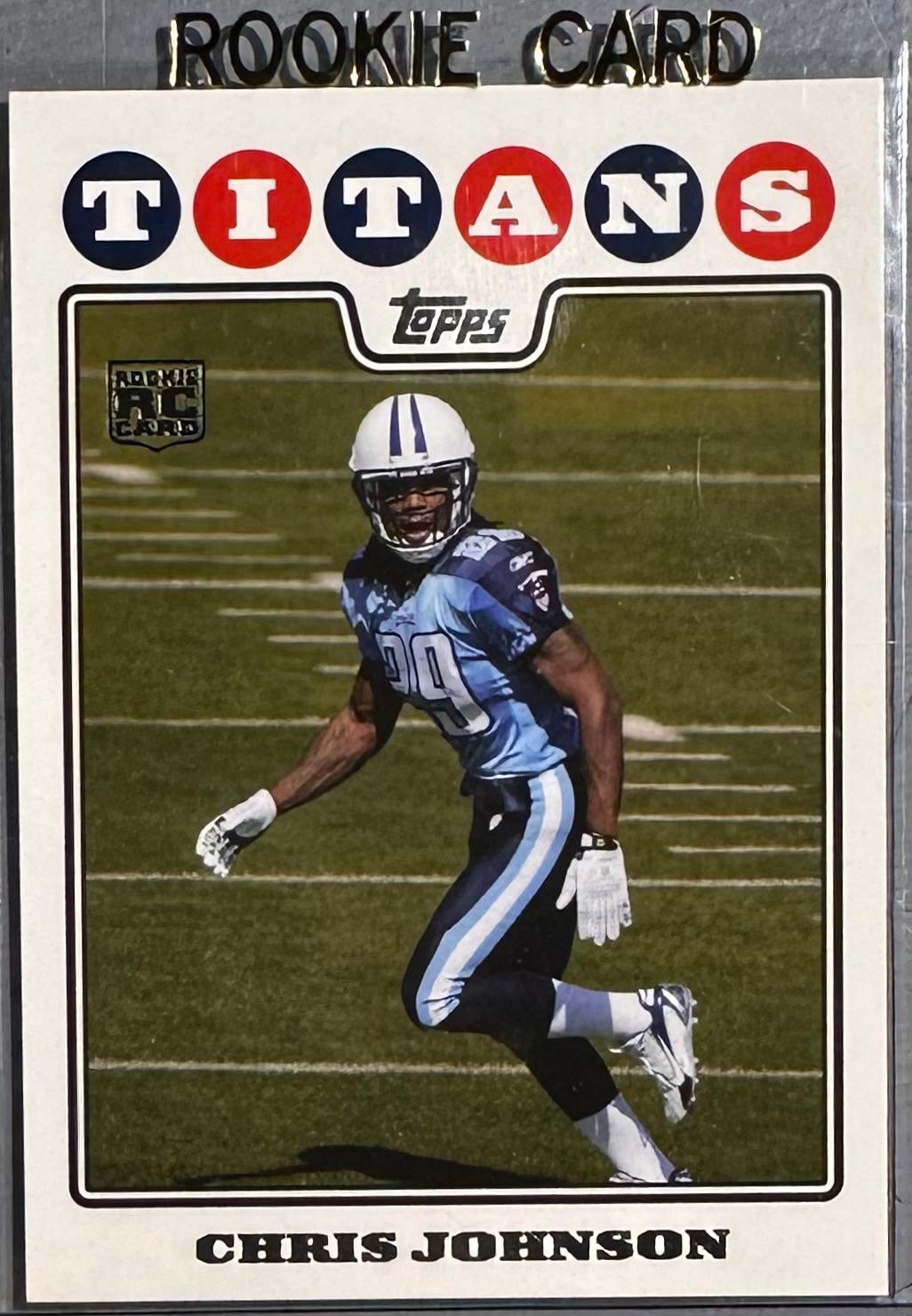 Chris Johnson #351 Football Cards 2008 Topps