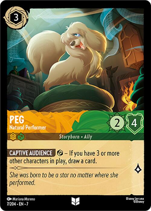Peg - Natural Performer #7 Lorcana Archazia's Island