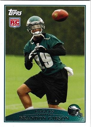 Brandon Gibson #341 Football Cards 2009 Topps