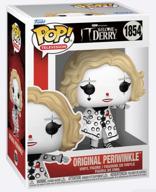 Original Periwinkle #1854 IT: Welcome to Derry Funko Pop box and figure