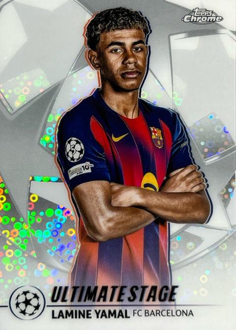 Lamine Yamal #US-20 Prices | 2025 Topps UEFA Ultimate Stage Chrome