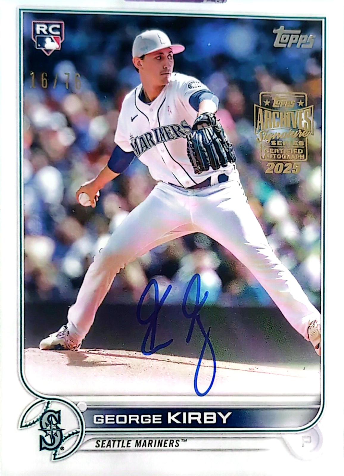 George Kirby #US207 2025 Topps Archives Signature Series Baseball