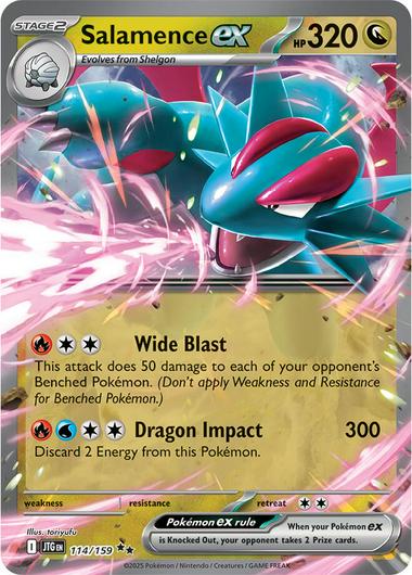 Salamence ex #114 Cover Art