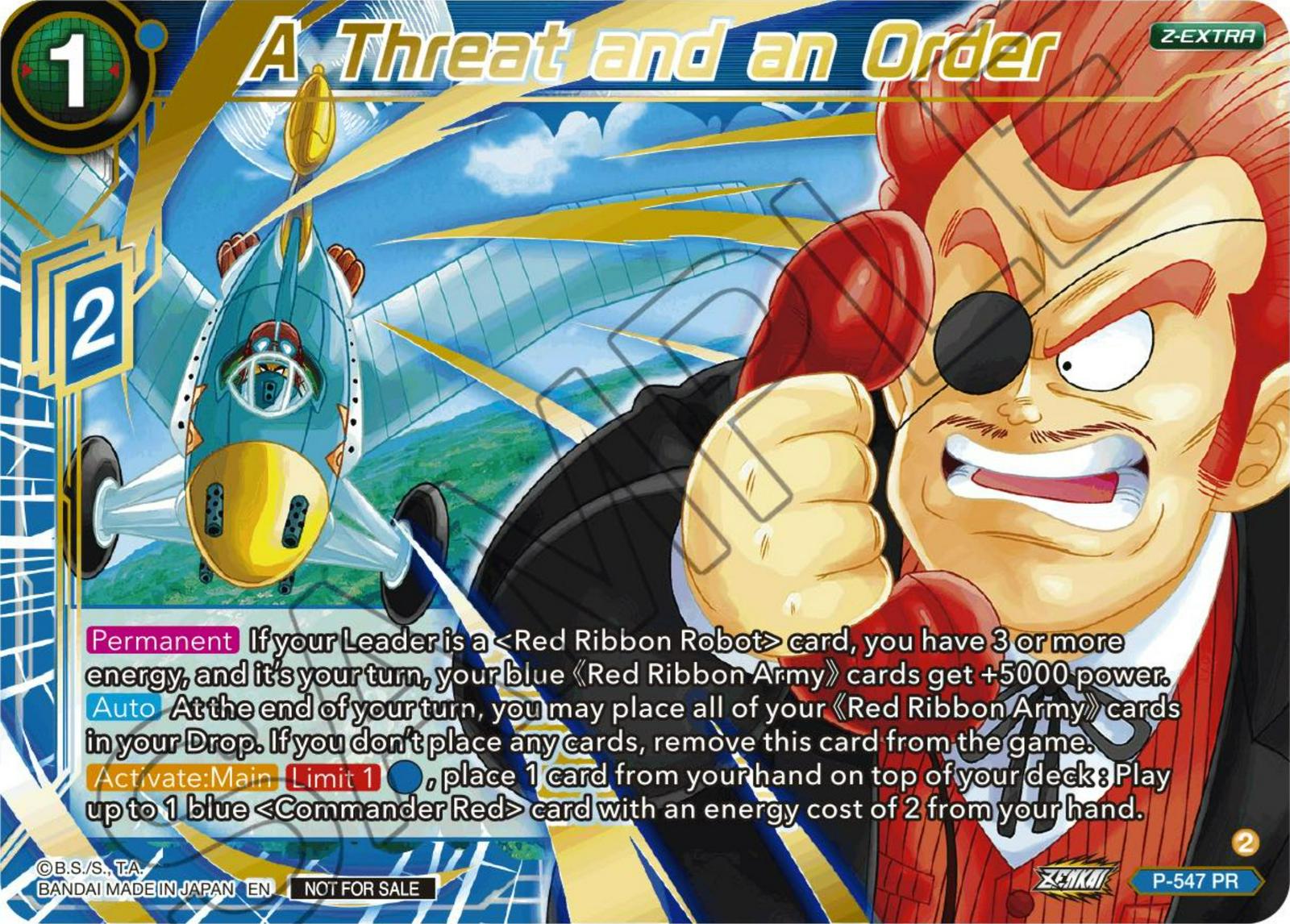 A Threat and an Order