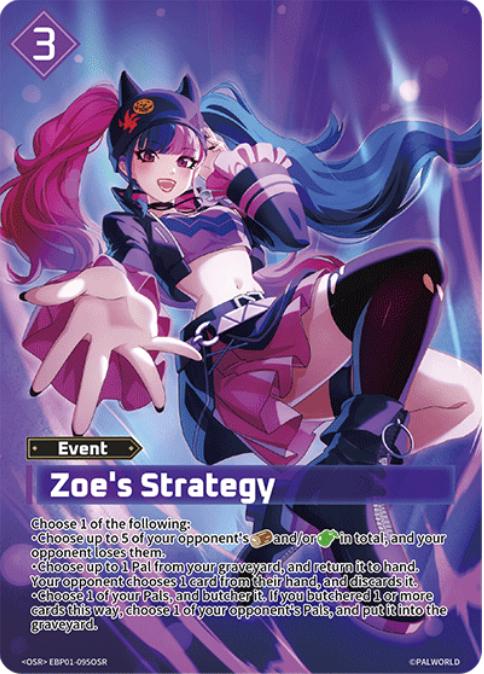 Zoe's Strategy #EBP01-095OSR Prices | Palworld Dawn of Palpagos