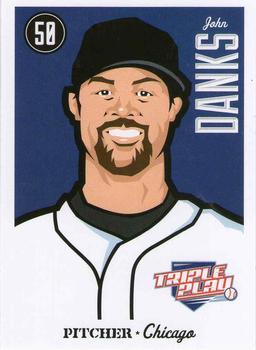 John Danks #17 Baseball Cards 2012 Panini Triple Play