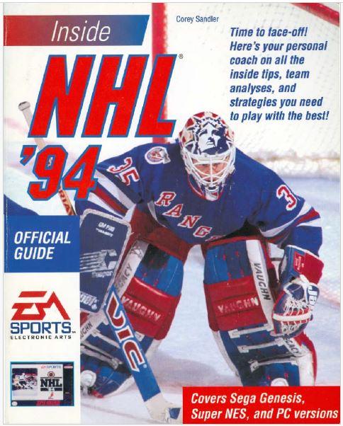 Inside NHL '94 Official Guide Strategy Guide