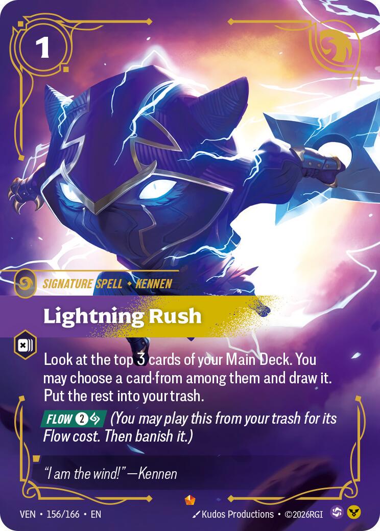 Lightning Rush #156 Prices | Riftbound Vendetta