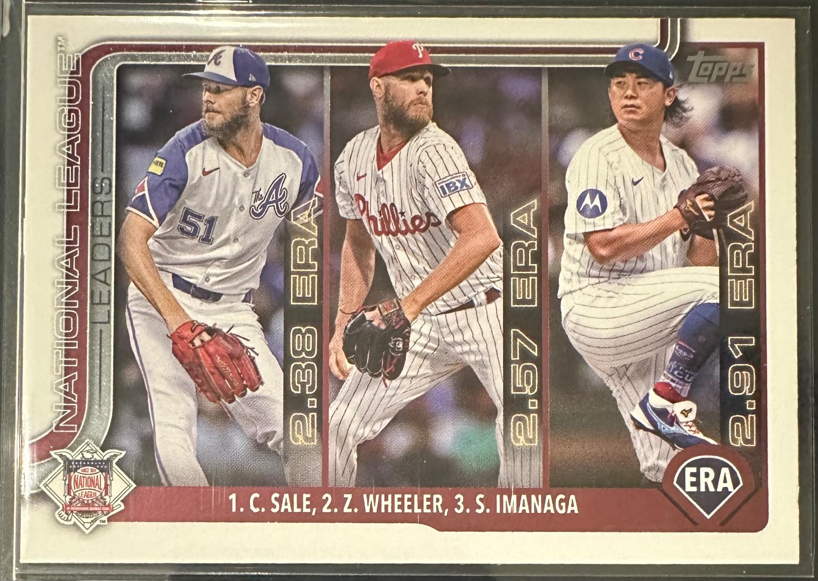 Chris Sale / Zack Wheeler / Shota Imanaga #272 Baseball Cards 2025 Topps