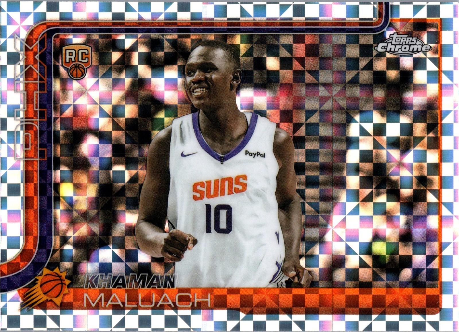 2025 Topps Chrome Khaman Maluach [X-Fractor] #260 card