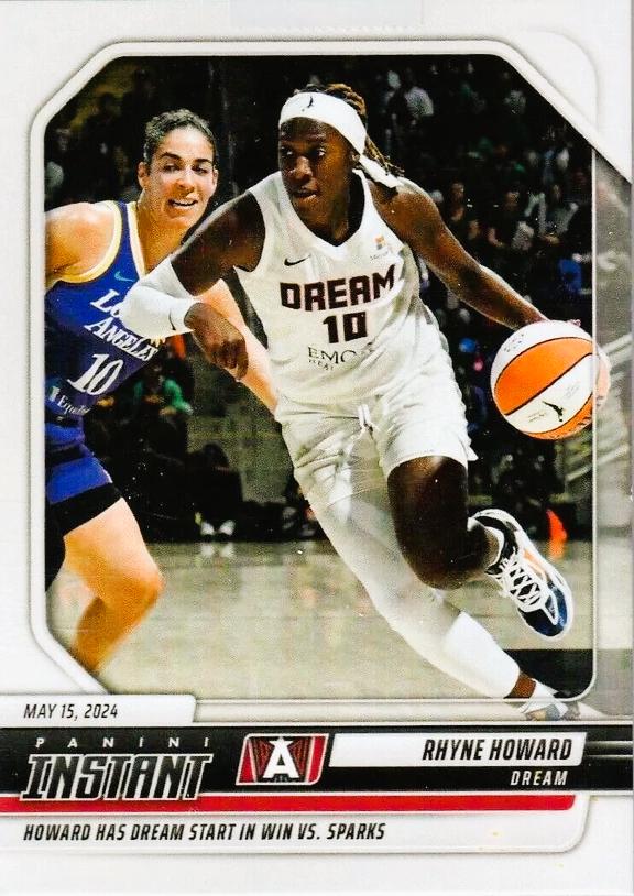 Rhyne Howard #16 Basketball Cards 2024 Panini Instant WNBA