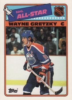 Wayne Gretzky #8 1988-89 Topps Hockey Stickers