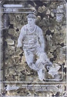 Lamelo Ball #23 Basketball Cards 2020 Panini Absolute Memorabilia Glass