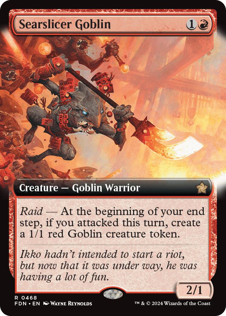 Searslicer Goblin #468 Magic Foundations
