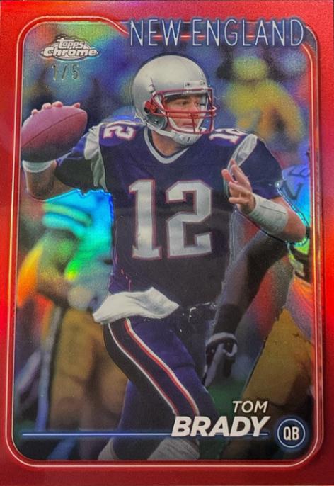 Tom Brady [Red Refractor] #120