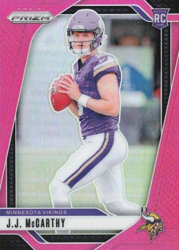 J.J. McCarthy [Pink] #400 Prices [Rookie] | 2024 Panini Prizm