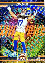Puka Nacua [Mosaic Orange Fluorescent] #12 Prices | 2025 Panini