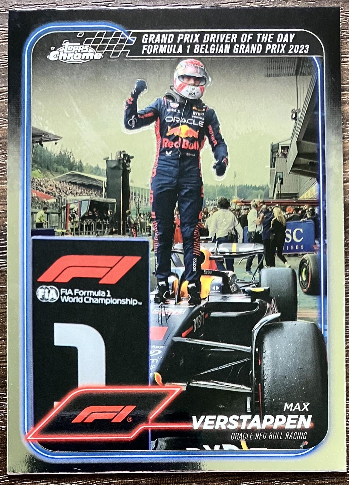 Max Verstappen #170 Prices | 2024 Topps Chrome Formula 1 | Racings