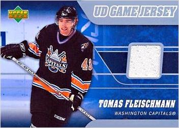 Tomas Fleischmann #J2-TF 2006 Upper Deck Game Jersey Hockey