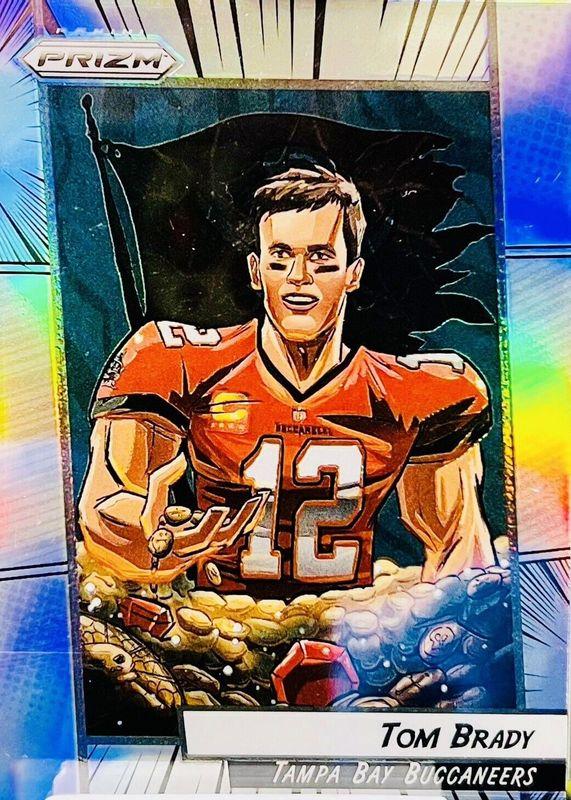 Tom Brady #M-2 Football Cards 2022 Panini Prizm Manga