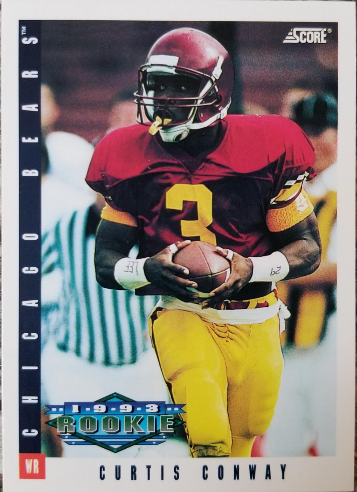 Curtis Conway #307 Football Cards 1993 Panini Score