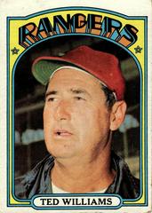 Ted Williams #510 Baseball Cards 1972 Topps Prices