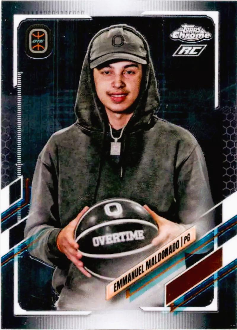 Emmanuel Maldonado #38 Basketball Cards 2021 Topps Chrome OTE Overtime Elite