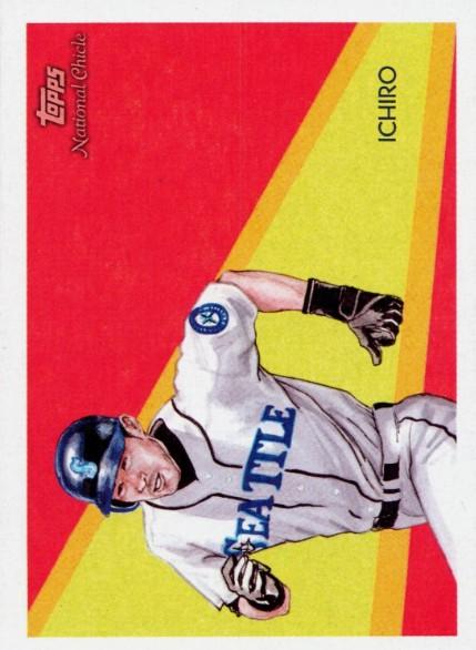 Ichiro #3 2010 Topps National Chicle Baseball