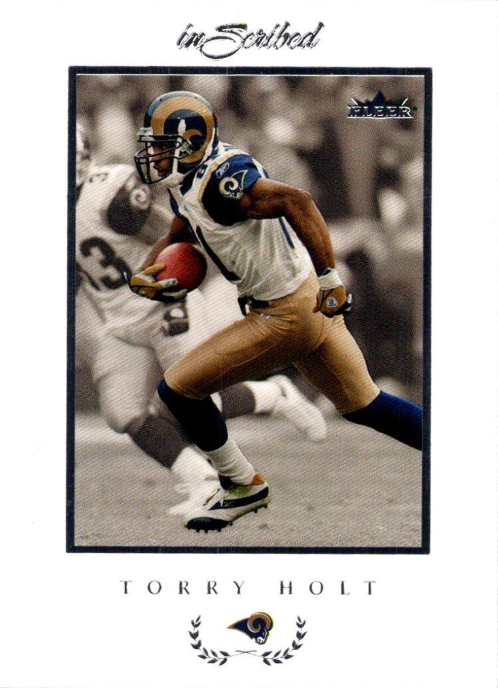 Torry Holt #5 Football Cards 2004 Fleer Inscribed