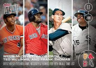 Willie McCovey / David Ortiz / Ted Williams / Frank Thomas