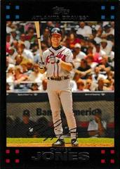 Chipper Jones #90 Baseball Cards 2007 Topps Prices