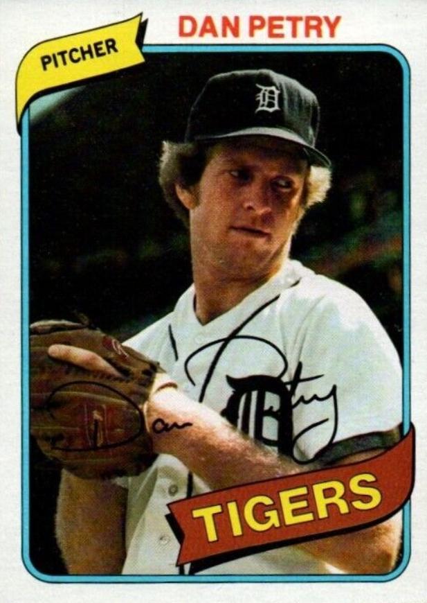 Dan Petry #373 Baseball Cards 1980 Topps