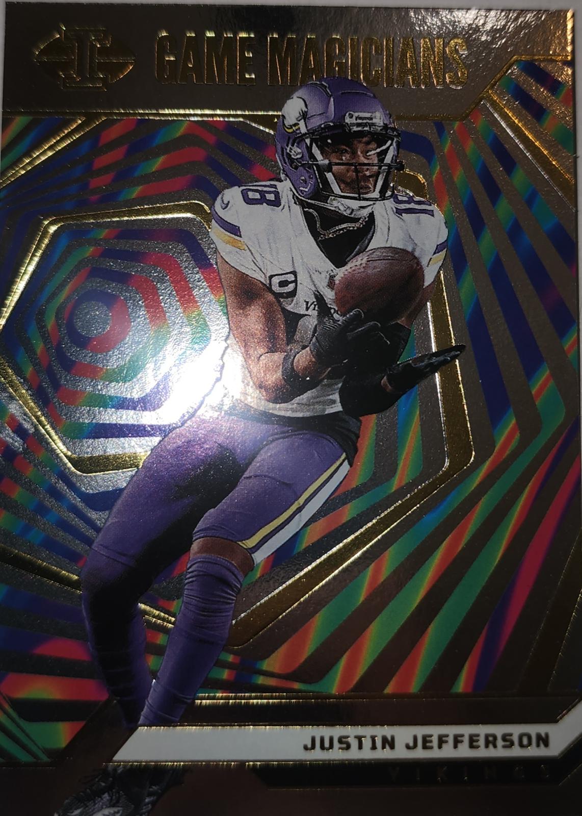 Justin Jefferson #16 Football Cards 2024 Panini Illusions Game Magicians