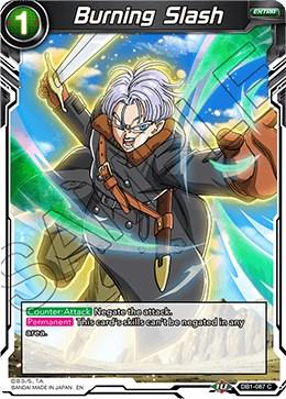 Burning Slash DB1-087 Dragon Ball Super Dragon Brawl