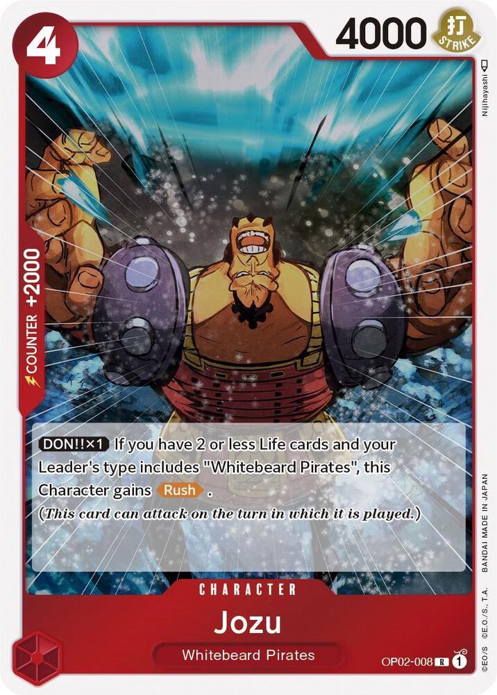 Jozu OP02-008 One Piece Paramount War