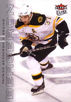 Patrice Bergeron #11 2009 Fleer Ultra Hockey