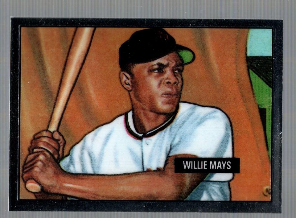 Willie Mays #5 1998 Bowman Chrome Reprints Baseball
