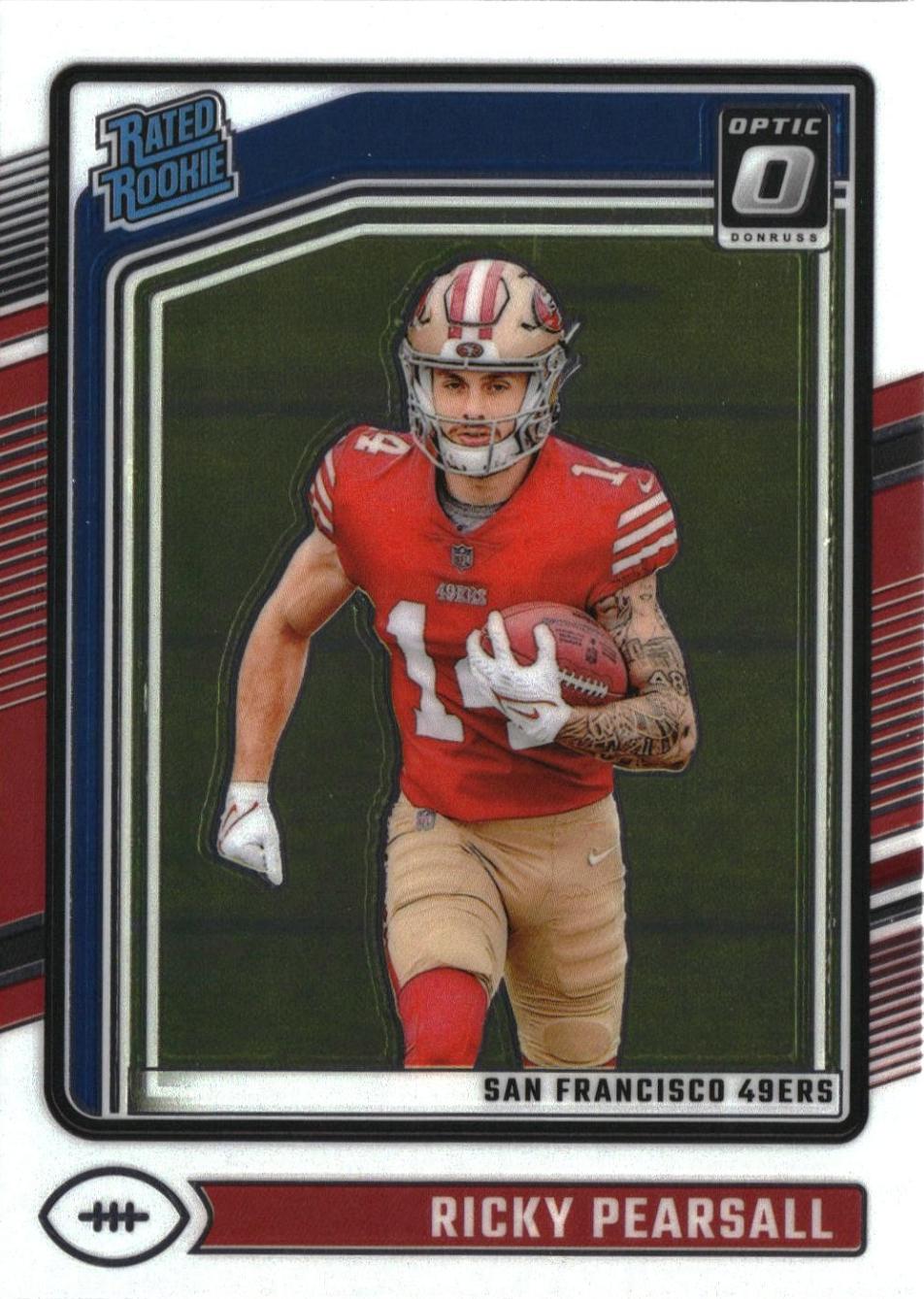 Ricky Pearsall #284 Football Cards 2024 Panini Donruss Optic