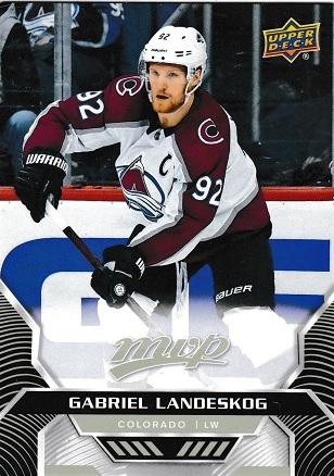 Gabriel Landeskog #6 Hockey Cards 2020 Upper Deck MVP