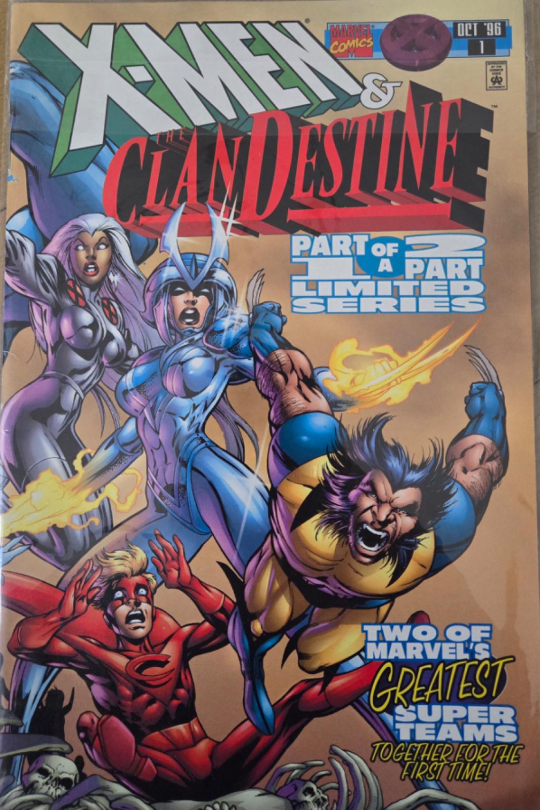 X-Men And ClanDestine #1 (1996) Comic Books X-Men & ClanDestine