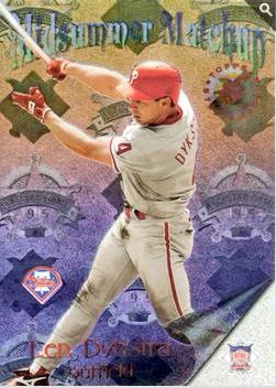 Lenny Dykstra / Kenny Lofton #M8 Baseball Cards 1996 Stadium Club Midsummer Matchup